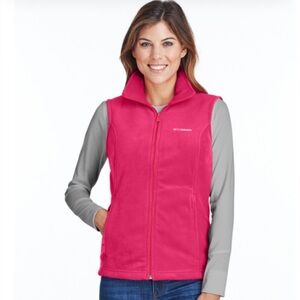 Columbia Women's Vibrant Pink Fleece Vest